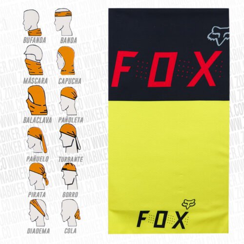 Pescuezo Ascenso Fox Basic Amarillo Negro