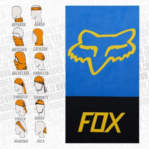 Pescuezo Ascenso Fox Basic Azul Amarillo