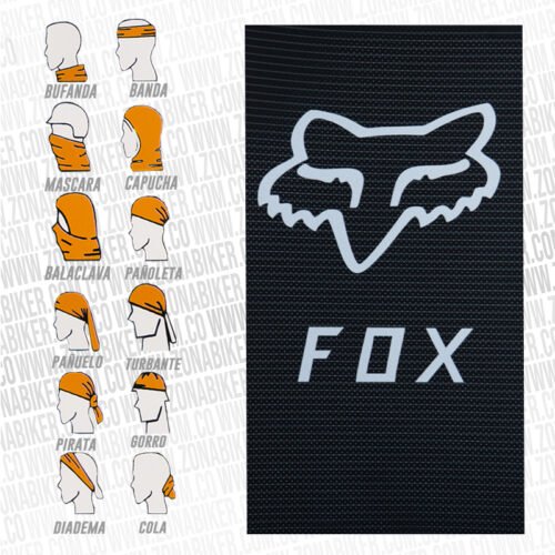 Pescuezo Ascenso Fox Basic Negro Blanco