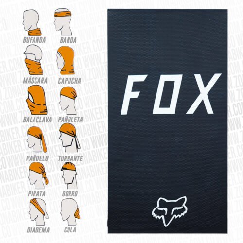 Pescuezo Ascenso Fox Solid Negro