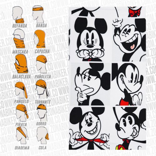 Pescuezo Ascenso Mickey Blanco